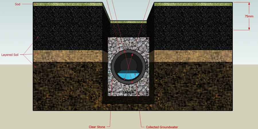 Illustrative image of Drenaje vial in Chatham-Kent
